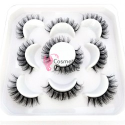 Gene false tip banda 5 perechi Amelie 3D Luxury Reutilizabile curbura DD Cod CA031